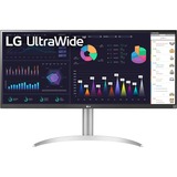 LG 34WQ650-W 34" UltraWide Monitor Wit, 1x HDMI, 1x DisplayPort, 1x USB-C, 100 Hz