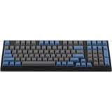 Leopold FC980MBTN/EGBPD, gaming toetsenbord Grijs/blauw, US lay-out, Cherry MX Brown, 96% size, PBT Double Shot, Bluetooth 5.1