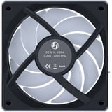 Lian Li UNI FAN CL120 Wireless case fan Zwart, 4-pin PWM, Set van 3 stuks