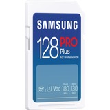 SAMSUNG PRO Plus 128 GB SDXC geheugenkaart Wit, UHS-I U3, Class 3, V30, Incl. kaartlezer