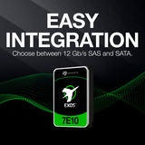Seagate Exos 7E10 4 TB harde schijf SATA/600