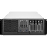 SilverStone RM41-H08 Rack behuizing Zwart | 2x USB-A 3.2 (5 Gbit/s)