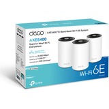 TP-Link DECO XE75 3-pack mesh router Wit, 3 stuks, Wifi 6E