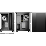 be quiet! Light Base 500 LX midi tower behuizing Zwart | 3x USB-C | RGB | Window