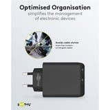 goobay 36W USB-C PD Dual snellader Zwart, 2x USB-C