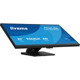iiyama ProLite T2754MSC-B2AG 27" touchscreen monitor Zwart (mat), 1x HDMI, 1x VGA, 2x USB-A