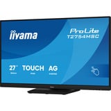 iiyama ProLite T2754MSC-B2AG 27" touchscreen monitor Zwart (mat), 1x HDMI, 1x VGA, 2x USB-A