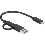 DeLOCK USB-C SD en CFexpress kaartlezer Grijs