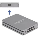 DeLOCK USB Type-C SD and CFexpress kaartlezer Grijs