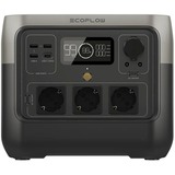 EcoFlow RIVER 2 PRO powerstation Zwart/grijs, 768 Wh, X-boost 1.600W, LFP-accu