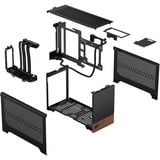 Fractal Design Terra mini tower behuizing Grafiet/houtkleur | 1x USB-A | 1x USB-C