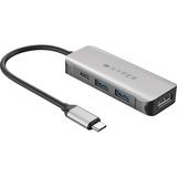Hyper HyperDrive 4-in-1 USB-C Hub dockingstation Grijs