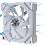 Lian Li UNI FAN SL120 V2 Reverse Blade RGB case fan Wit, 120 x 120 x 28 mm, PWM