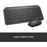 Logitech MX Keys Mini Minimalist Wireless Illuminated Keyboard, toetsenbord Grafiet, US-International, Bluetooth