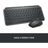 Logitech MX Keys Mini Minimalist Wireless toetsenbord Grafiet, US-International lay-out (QWERTY), 80% (TKL)	, Bluetooth