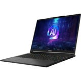 MSI Stealth A16 AI+ (A3XWIG-018BE) 16"  gaming laptop Zwart | Ryzen AI 9 HX 370 | RTX 5080 | 32 GB | 2 TB SSD | 240 Hz