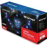 SAPPHIRE NITRO+ AMD Radeon RX 7900 XTX Vapor-X 24GB grafische kaart 2x HDMI, 2x DisplayPort