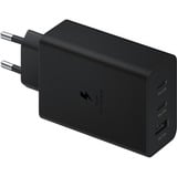 Samsung 65W Power Adapter Trio oplader Zwart, 2x USB-C, 1x USB-A
