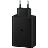 Samsung 65W Power Adapter Trio oplader Zwart, 2x USB-C, 1x USB-A