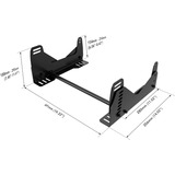 Trak Racer Adjustable Seat Brackets for Bucket Seats bevestiging Zwart