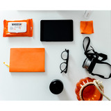 Whoosh! Screen Shine reinigingsdoek Wit/oranje, 20 stuks