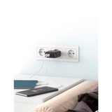 goobay 68W GaN USB-C PD Multiport snellader Zwart, 3x USB-C, 1x USB-A