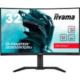 iiyama G-Master Red Eagle GCB3280QSU-B1 31.5" Curved gaming monitor Zwart, 165Hz, HDMI, DisplayPort, USB, Audio, AMD Free-Sync  