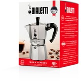 Bialetti Moka Express 1164 espressomachine Zilver, 4-kops