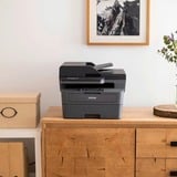 Brother  all-in-one laserprinter met faxfunctie Donkergrijs