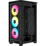 Corsair 2000D RGB Airflow mini tower behuizing Zwart | 3x USB-A | RGB