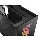 Corsair FRAME 4500X LX-R RGB LINK midi tower behuizing Zwart | 2x USB-A | 1x USB-C | Tempered Glass