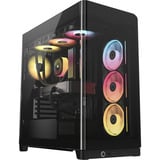 Corsair FRAME 4500X LX-R RGB LINK midi tower behuizing Zwart | 2x USB-A | 1x USB-C | Tempered Glass