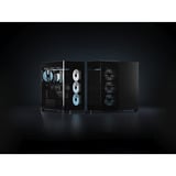 Corsair FRAME 4500X LX-R RGB LINK midi tower behuizing Zwart | 2x USB-A | 1x USB-C | Tempered Glass