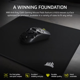 Corsair MM Anti-fray Cloth Medium gaming muismat Zwart