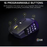 Corsair Scimitar Elite Wireless SE MMO gaming muis Gunmetal, 33.000 dpi, RGB leds