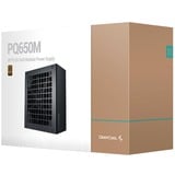 DeepCool PQ650M, 650 Watt voeding  Zwart, 3x PCIe, Kabel-Management