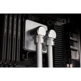 EKWB EK-Loop Metal Tube 16 mm - Satin Titanium buis Zilver, 2x 0,5 m