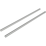 EKWB EK-Loop Metal Tube 16mm 0.5m - Satin Titanium buis Zilver, 2 stuks