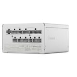 Fractal Design ION Gold 3 1000W White voeding  Wit, 3x PCIe, 1x 12V-2x6, Kabelmanagement