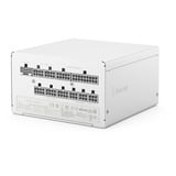 Fractal Design ION Gold 3 1000W White voeding  Wit, 3x PCIe, 1x 12V-2x6, Kabelmanagement