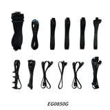 Lian Li EDGE GOLD 850 modulaire 850 watt voeding  Zwart, 1x 12V-2x6, 4x PCIe