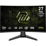 MSI MAG 274CF X24 27" curved gaming monitor Zwart, 2x HDMI, DisplayPort, 240 Hz