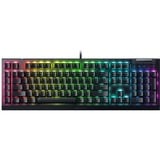 Razer Blackwidow V4 X RGB mechanisch gaming toetsenbord Zwart, FR lay-out (AZERTY), Razer Green, 100%