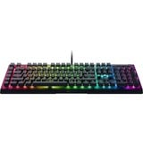 Razer Blackwidow V4 X, gaming toetsenbord Zwart, FR lay-out, Razer Green, RGB leds, Doubleshot ABS