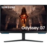 SAMSUNG Odyssey G70B UHD 32" 4K UHD gaming monitor Zwart, 2x HDMI, 1x DisplayPort, 2x USB-A 3.2 (5 Gbit/s), 1x RJ-45