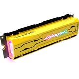 Seagate FireCuda 520 1 TB Cyberpunk 2077 Limited Edition SSD Geel/zwart, ZP1000GM3A012, PCIe Gen 4 x4, M.2 2280, NVMe 1.3, 3D TLC NAND