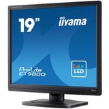 iiyama ProLite E1980D-B1 19" monitor Zwart, VGA, DVI