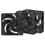 ARCTIC P12 Pro Reverse case fans Zwart, 3 stuks, 120 x 120 x 27 mm, PWM