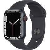 Apple Watch Series 7 Nike smartwatch Zwart/antraciet, 41 mm, Aluminium, Wifi, Cellular