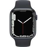 Apple Watch Series 7 smartwatch Zwart/donkerblauw, 45 mm, Aluminium, Wifi
